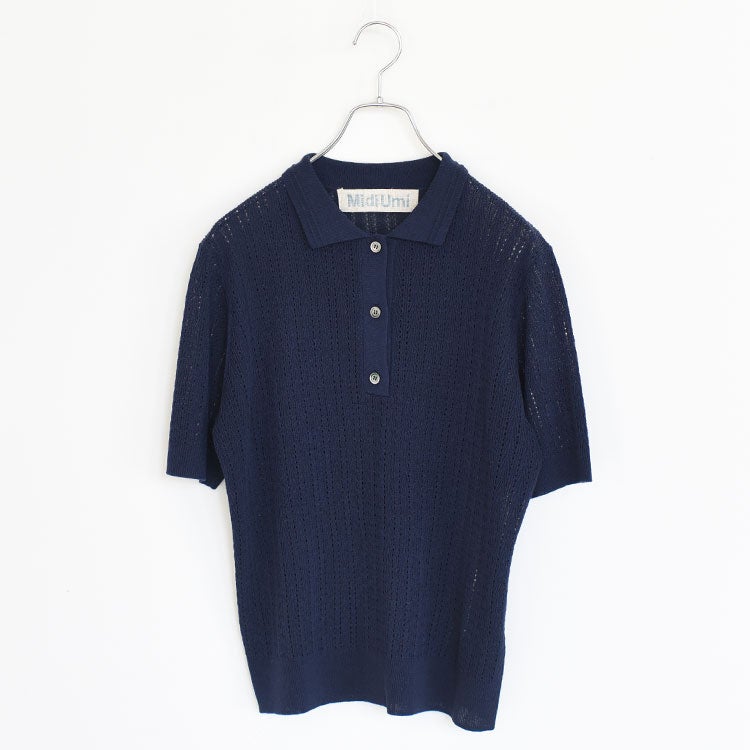 KNIT POLO P/O ニットポロシャツプルオーバー