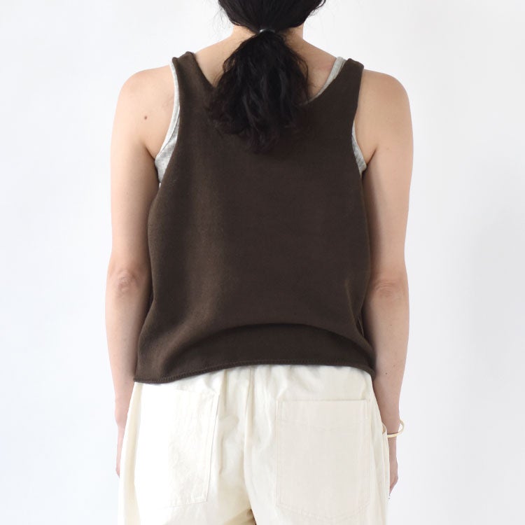 U NECK SHORT VEST Uネックショートベスト