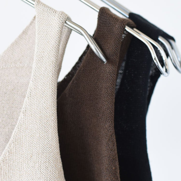 U NECK SHORT VEST Uネックショートベスト