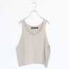 U NECK SHORT VEST Uネックショートベスト