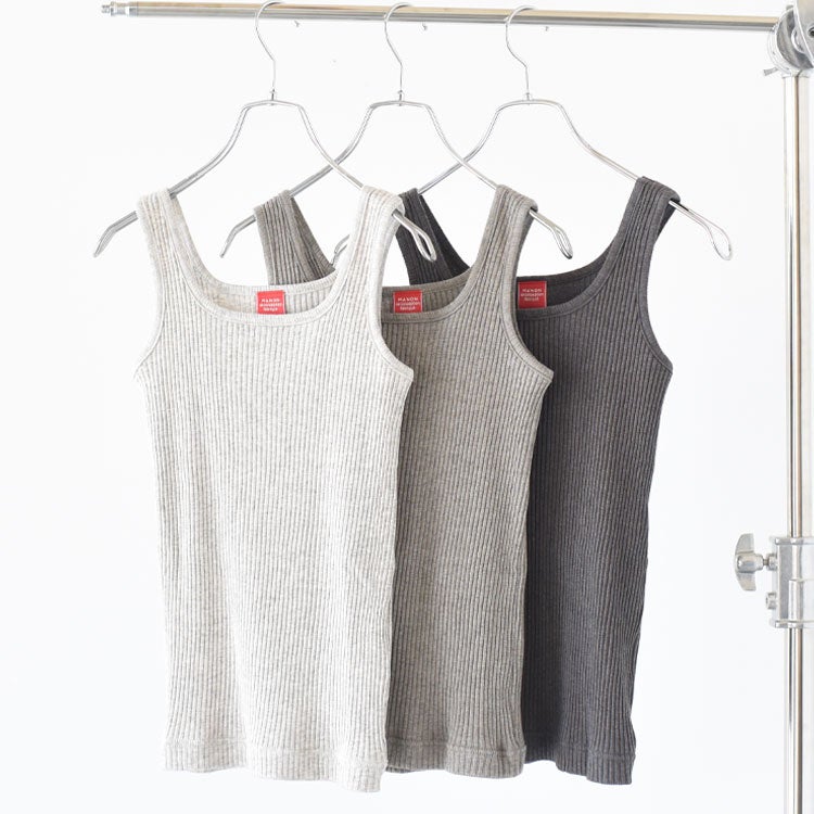 YAK/C RIB TUNK TOP ヤク/コットンリブタンクトップ