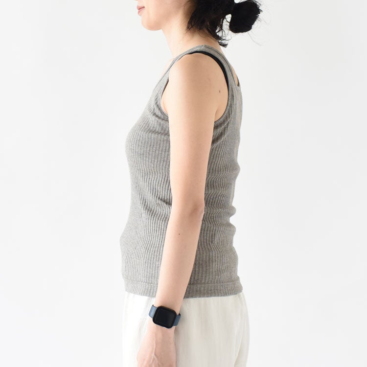YAK/C RIB TUNK TOP ヤク/コットンリブタンクトップ/MNN-C-189/MANON