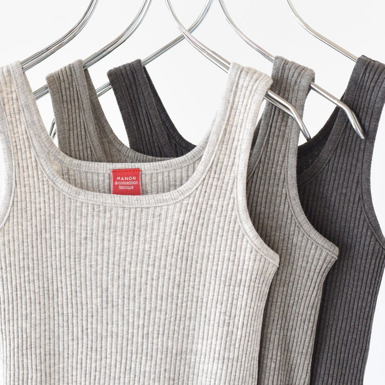 YAK/C RIB TUNK TOP ヤク/コットンリブタンクトップ