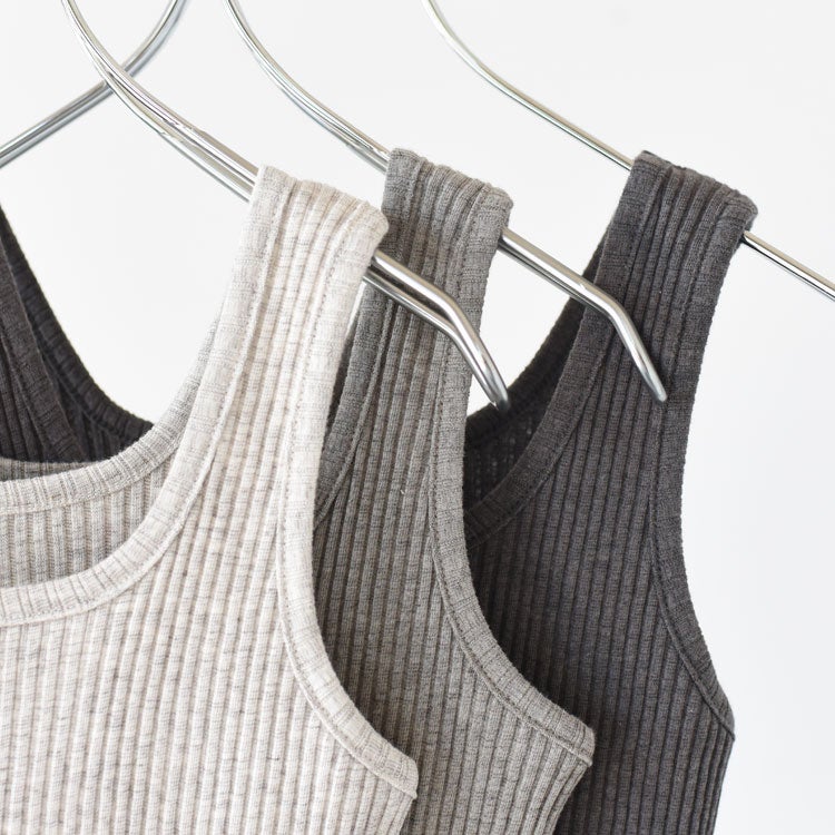 YAK/C RIB TUNK TOP ヤク/コットンリブタンクトップ