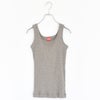 YAK/C RIB TUNK TOP ヤク/コットンリブタンクトップ