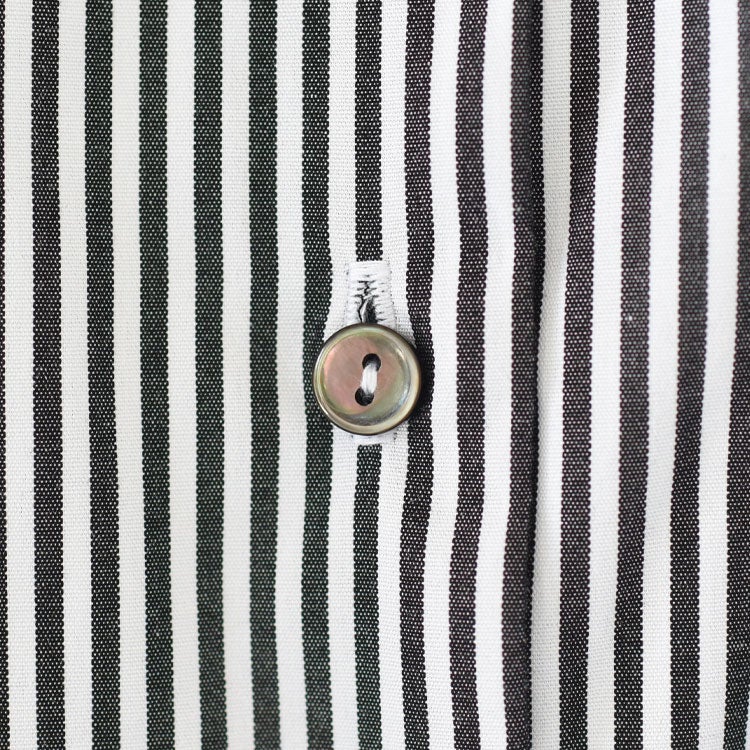 stripe half slv ballon shirt ストライプハーフスリーブバルーンシャツ
