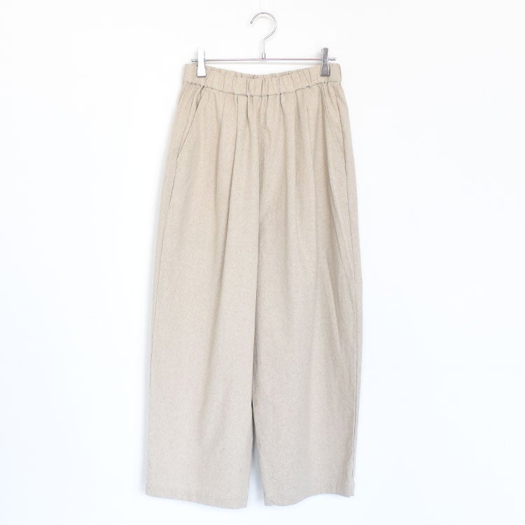cotton linen wide easy pants　コットンリネンワイドイージーパンツ