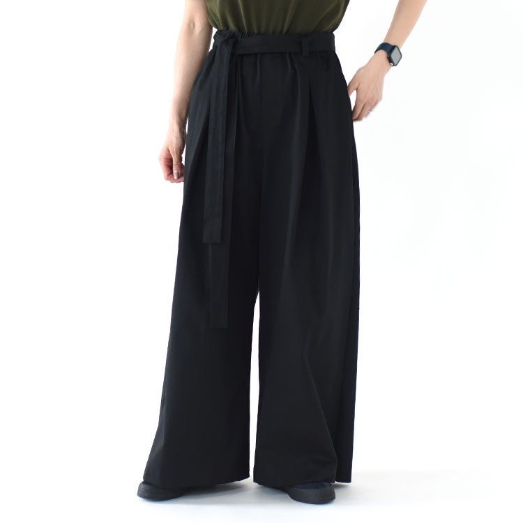 WIDE CHINO PT ベルトワイドチノパンツ