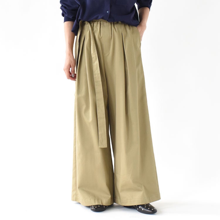 WIDE CHINO PT ベルトワイドチノパンツ