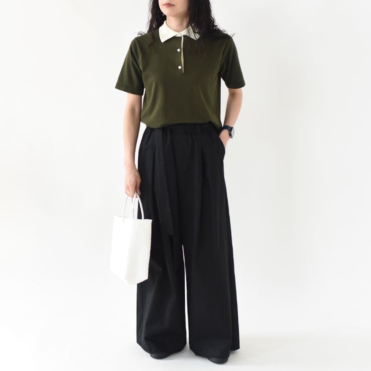 WIDE CHINO PT ベルトワイドチノパンツ