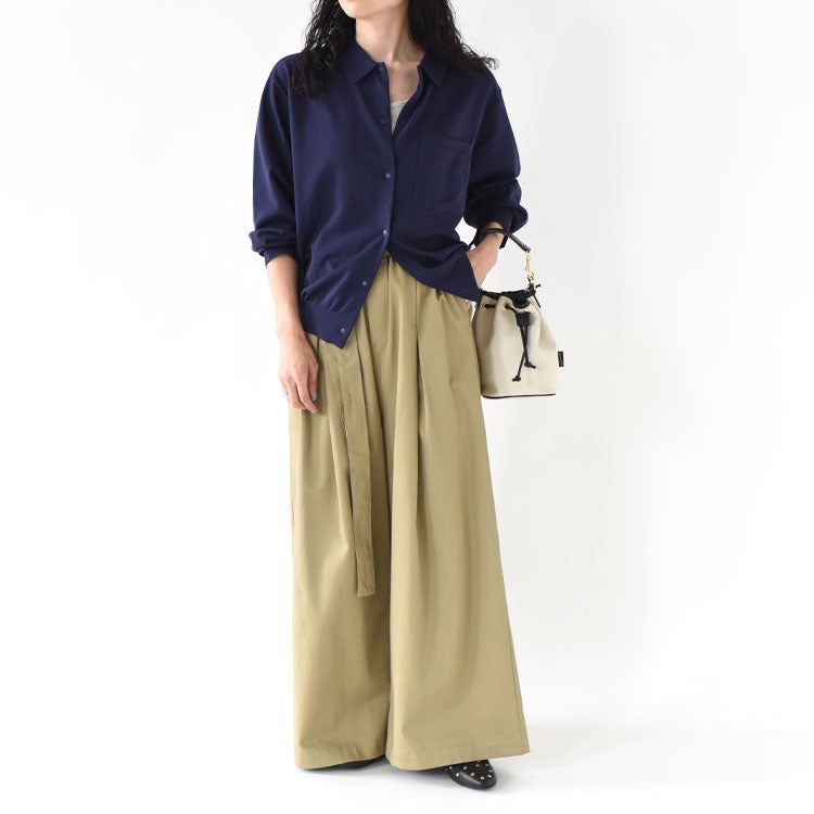 SALE 20％OFF】WIDE CHINO PT ベルトワイドチノパンツ/2-260097
