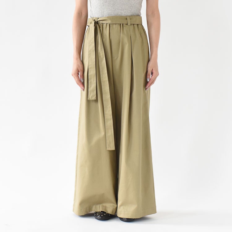 WIDE CHINO PT ベルトワイドチノパンツ