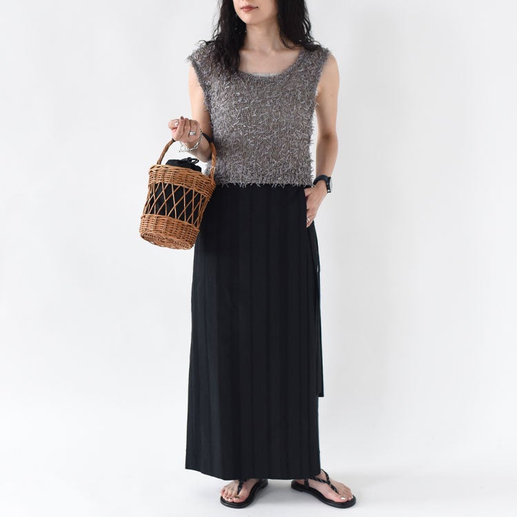 Mixyarn Knit Vest ミックスヤーンニットベスト