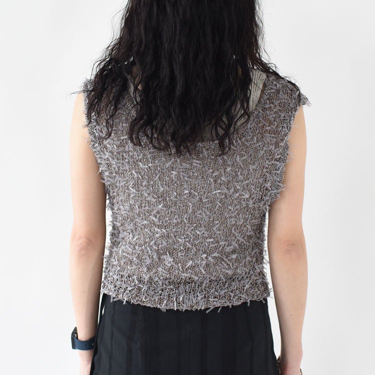 Mixyarn Knit Vest ミックスヤーンニットベスト