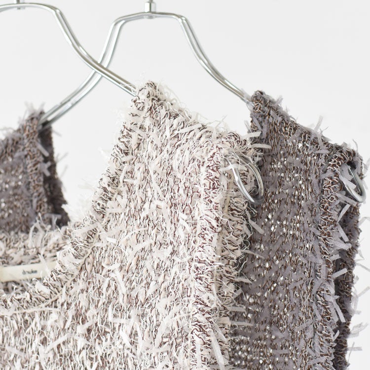 Mixyarn Knit Vest ミックスヤーンニットベスト