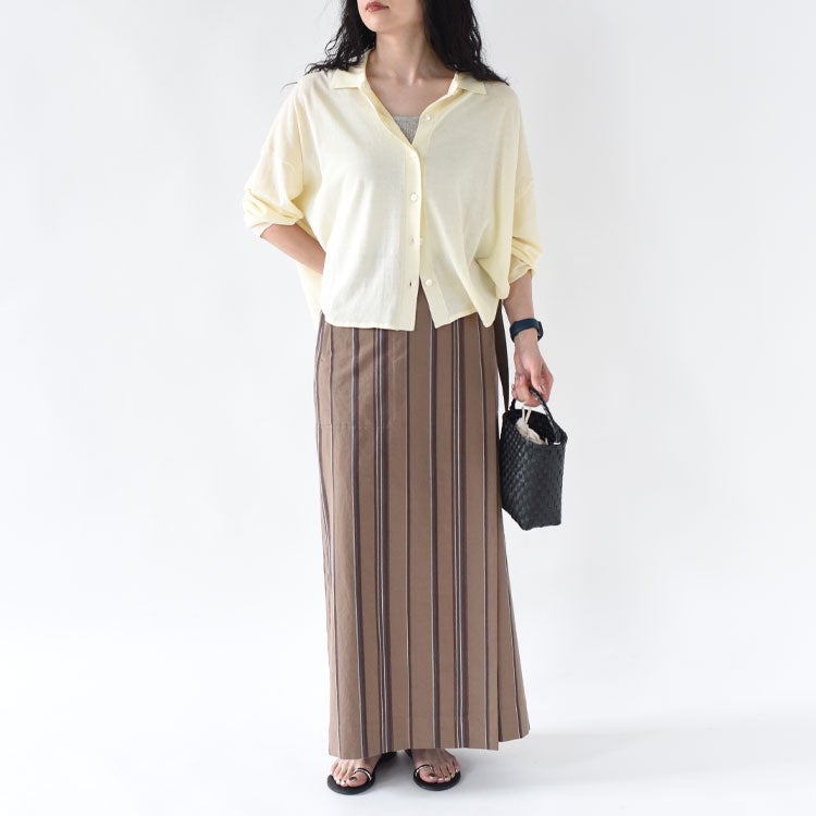 SHIRT COLLAR SHIRT C/D シャツカラーシャツカーディガン