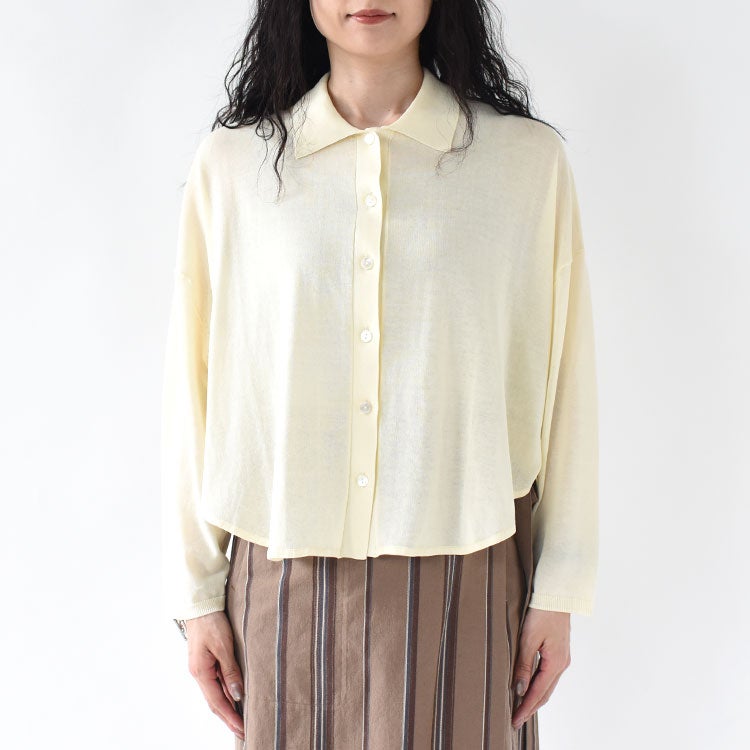 SHIRT COLLAR SHIRT C/D シャツカラーシャツカーディガン