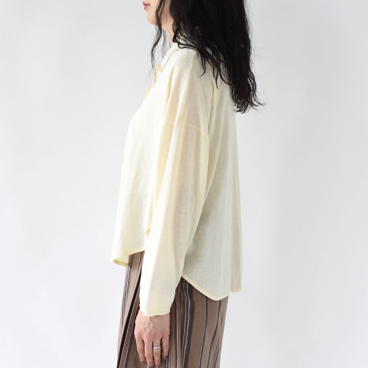 SHIRT COLLAR SHIRT C/D シャツカラーシャツカーディガン