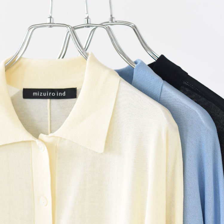 SHIRT COLLAR SHIRT C/D シャツカラーシャツカーディガン