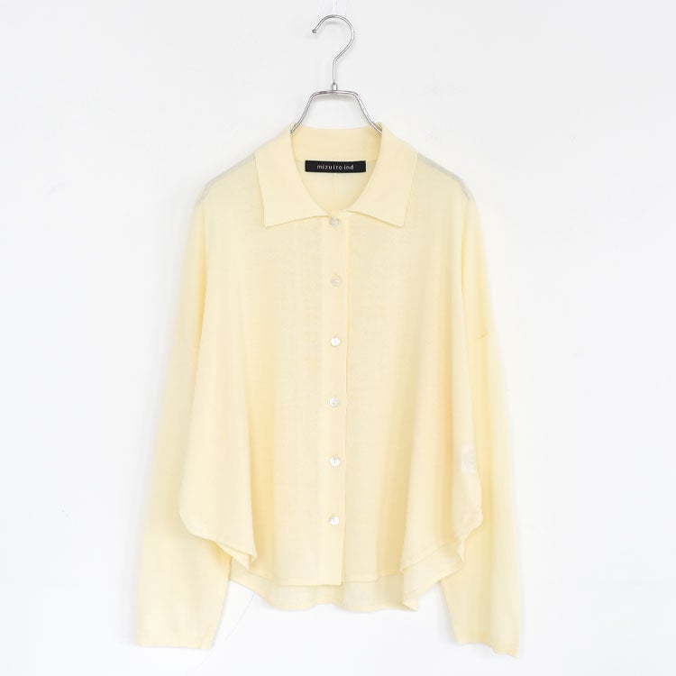 SHIRT COLLAR SHIRT C/D シャツカラーシャツカーディガン