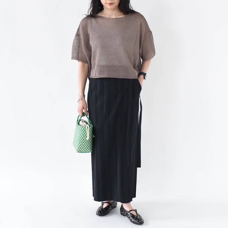 crew neck wide P/O クルーネックワイドプルオーバー