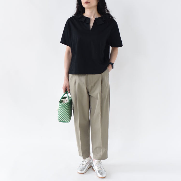 FRILL COLLAR SKIPPER T フリルカラースキッパーTシャツ