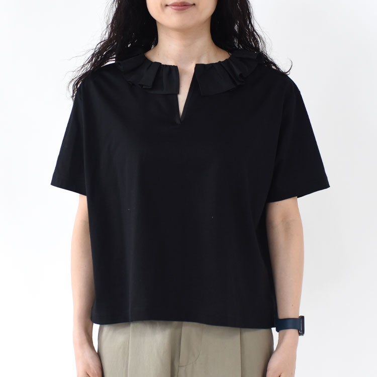 FRILL COLLAR SKIPPER T フリルカラースキッパーTシャツ