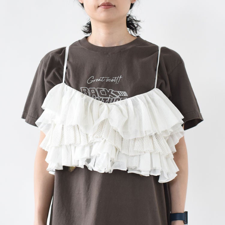 Mesh Frill Camisole メッシュフリルキャミソール