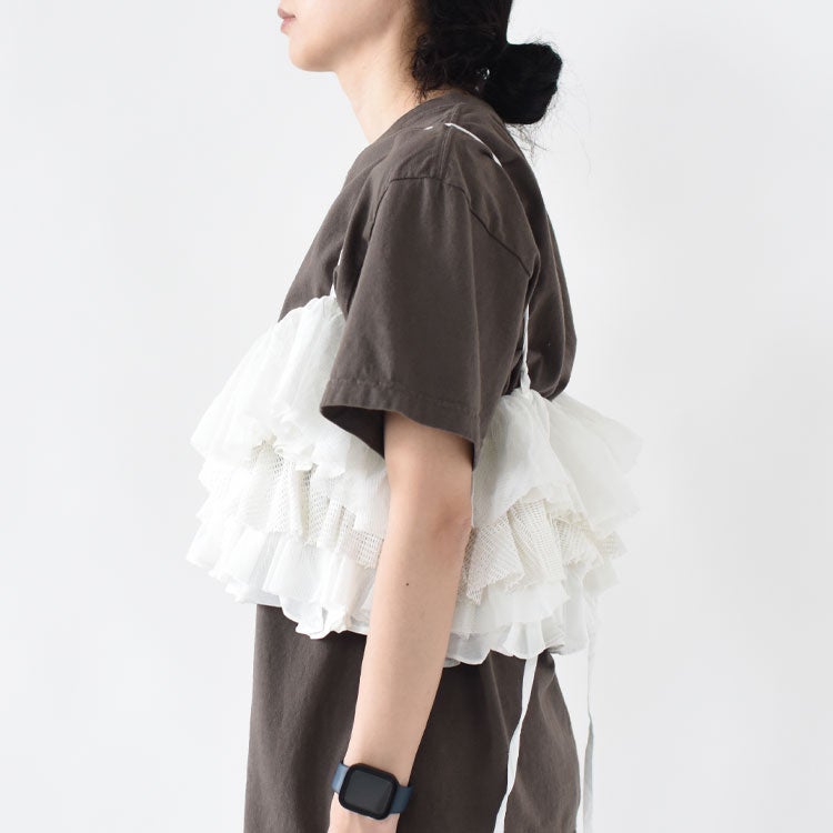 Mesh Frill Camisole メッシュフリルキャミソール