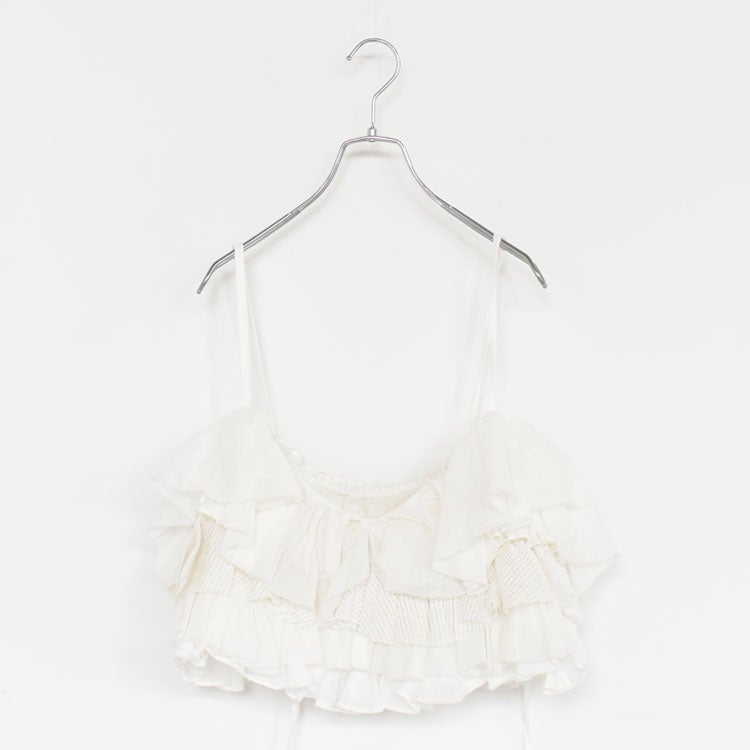 Mesh Frill Camisole メッシュフリルキャミソール