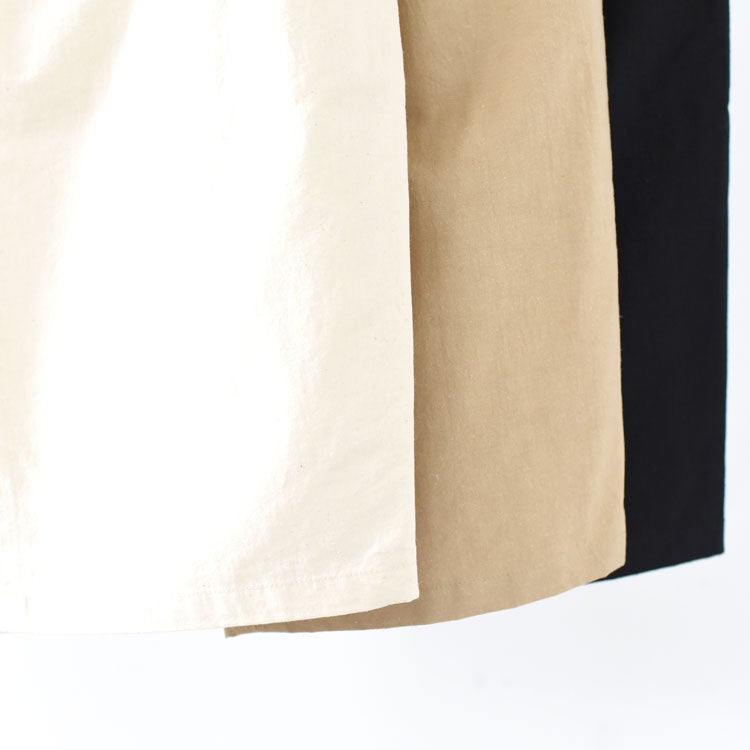 HEMP THREE TUCK WIDE PANTS ヘンプスリータックワイドパンツ