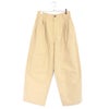 HEMP THREE TUCK WIDE PANTS ヘンプスリータックワイドパンツ