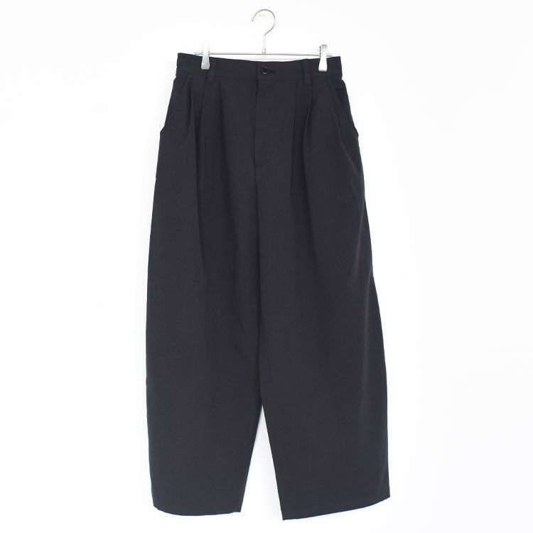 HEMP THREE TUCK WIDE PANTS ヘンプスリータックワイドパンツ