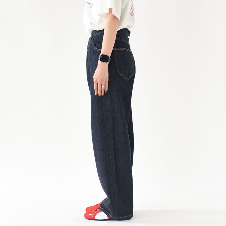 HIGH WAIST STRAIGHT DENIM ハイウエストストレートデニム
