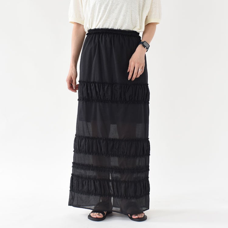 Tiered Pencil Skirt ティアードペンシルスカート