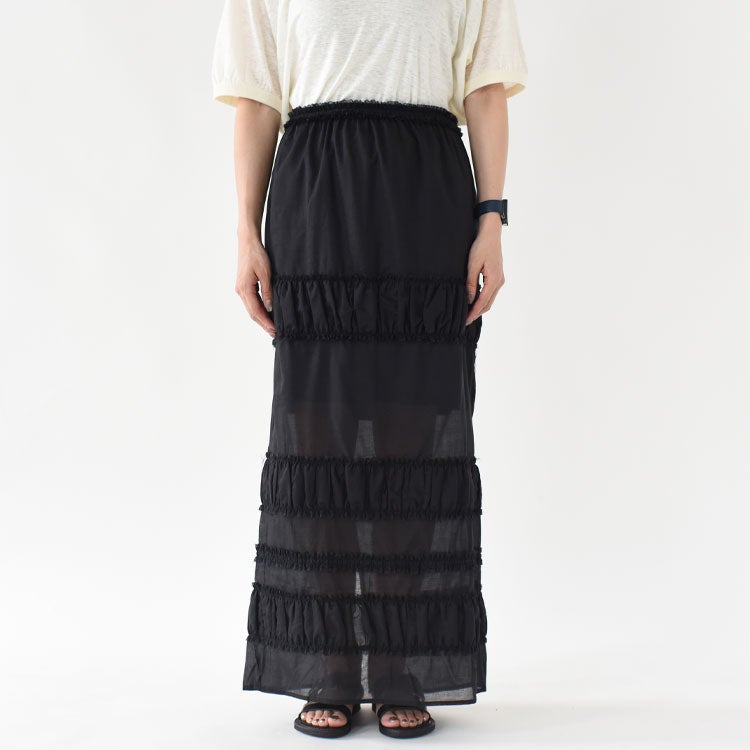 Tiered Pencil Skirt ティアードペンシルスカート