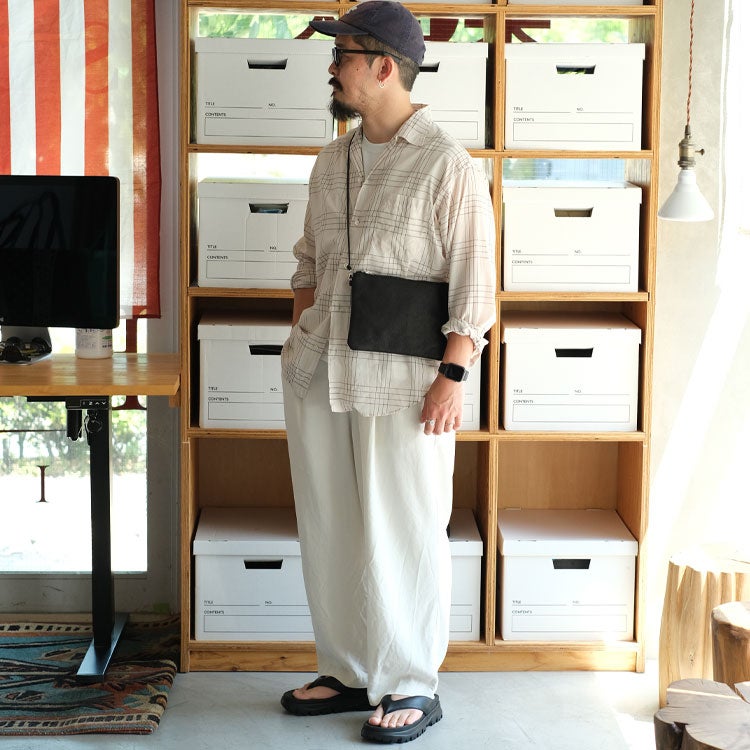 ZIPPER SMALL SACOCHE ジッパースモールサコッシュ