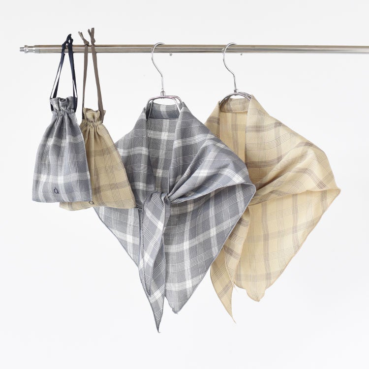 Check Scarf チェックスカーフ
