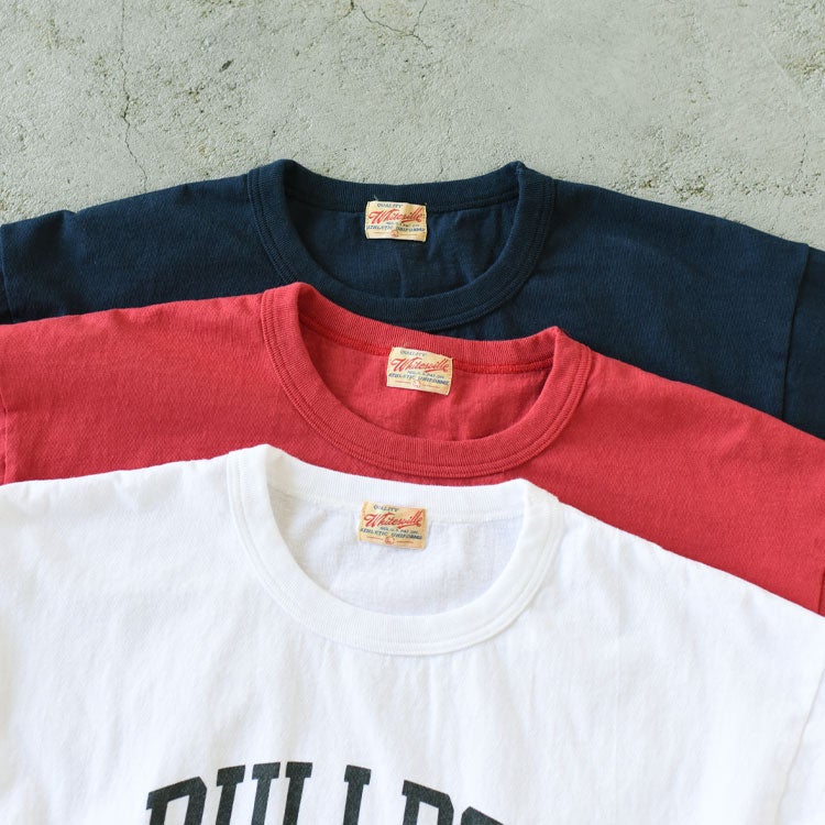 WHITESVILLE 18/- S/S T-SHIRTS W/PRINT Whitesville BULLDOGプリント