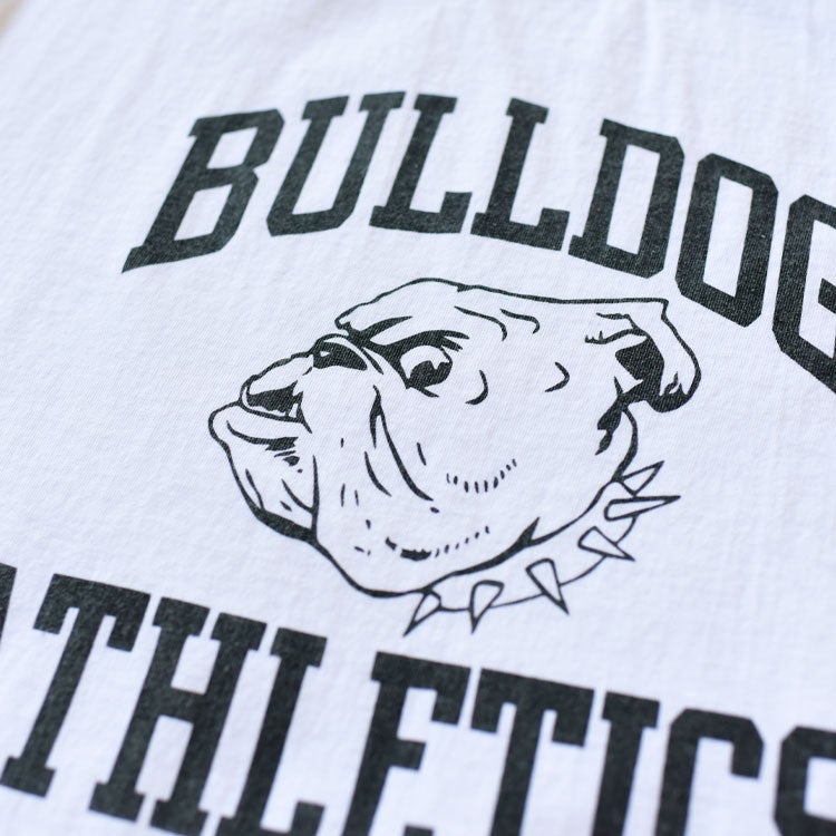WHITESVILLE 18/- S/S T-SHIRTS W/PRINT Whitesville BULLDOGプリント半袖Tシャツ
