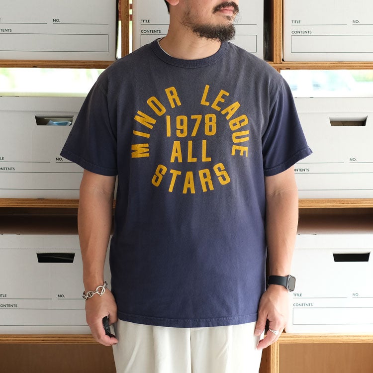 MODUCT PRINT T-SHIRT AGING MODEL “1978 MINER LEAGUE ALL STARS”モダクトプリントTシャツ　エイジングモデル