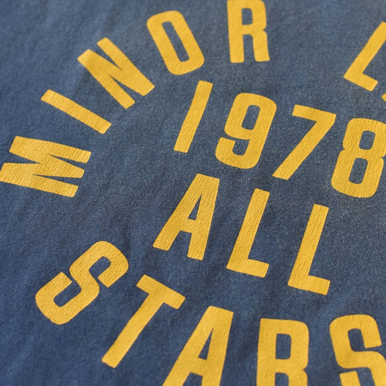 MODUCT PRINT T-SHIRT AGING MODEL “1978 MINER LEAGUE ALL STARS”モダクトプリントTシャツ　エイジングモデル