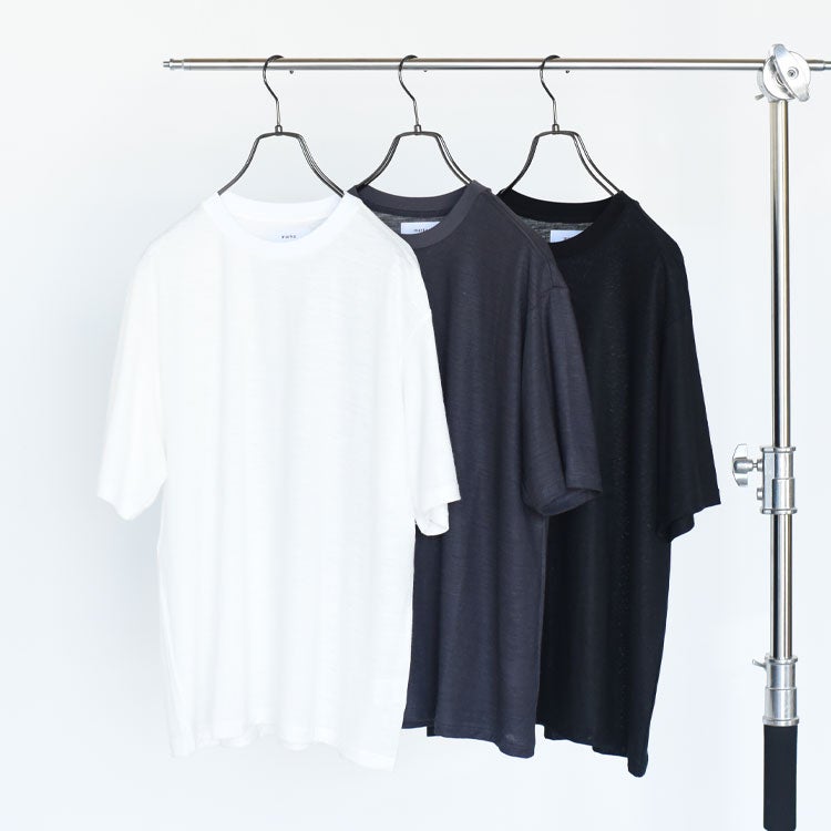CREW NECK TEE ラミー天竺クルーネックTEE