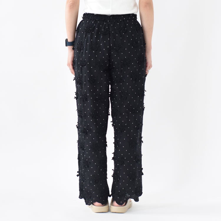 dot 3D rayon shuntang easy pants ドット3Dレーヨンシュンタンイージーパンツ