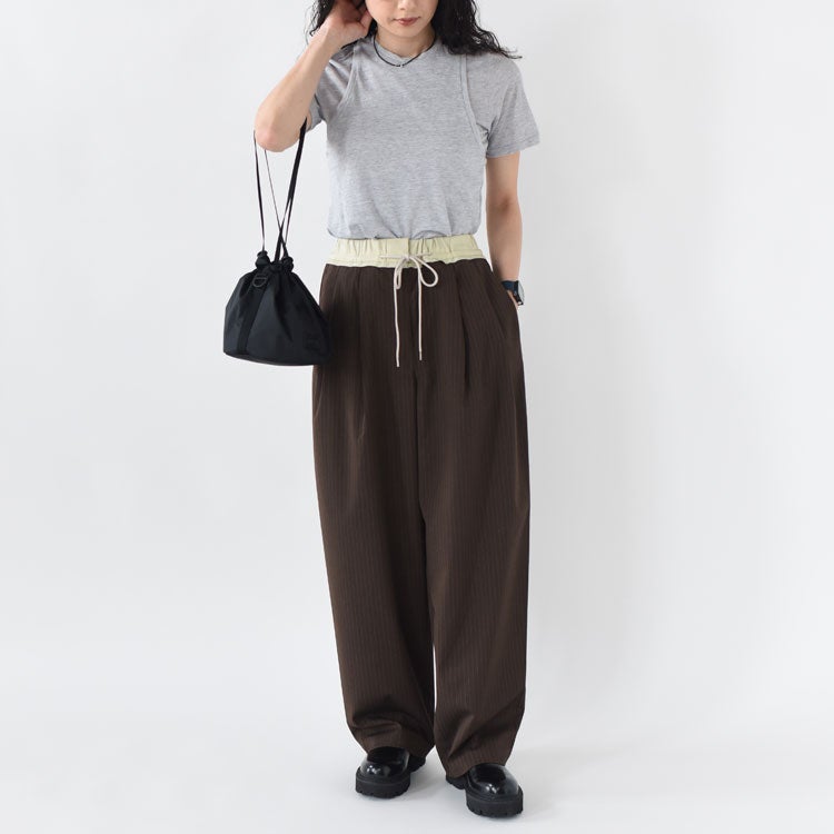 SALE 20％OFF】Bicolor Stripe Pants バイカラーストライプパンツ
