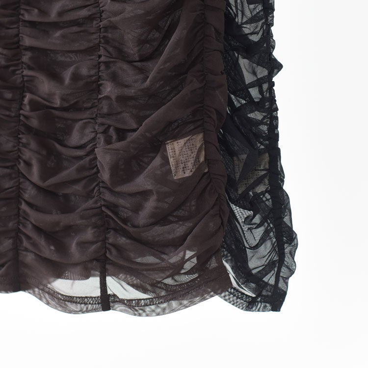 Tulle Gather Tanktop チュールギャザータンクトップ
