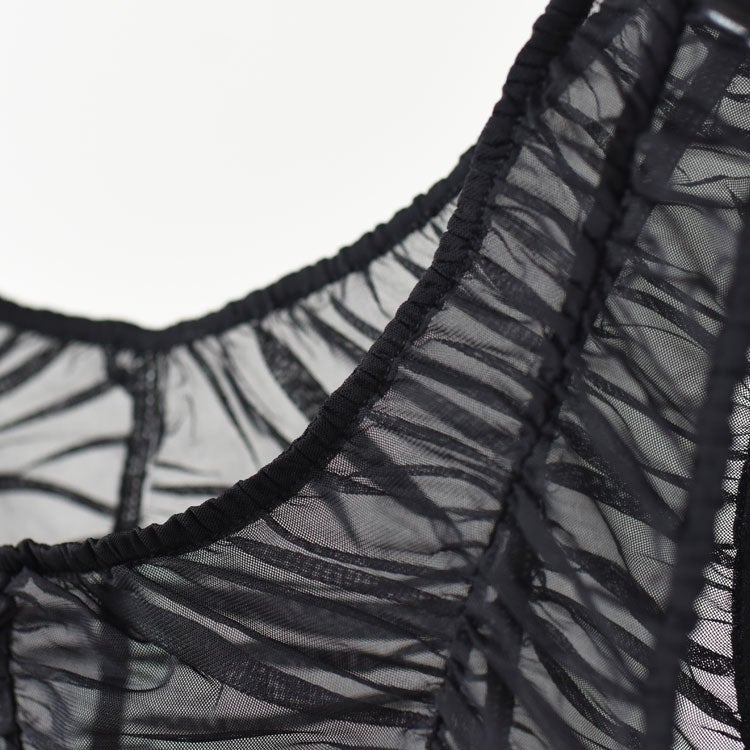 Tulle Gather Tanktop チュールギャザータンクトップ