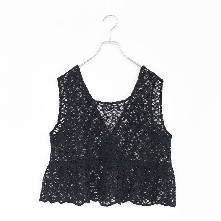 CLOCHET RACE VEST クロシェレースベスト