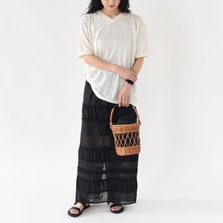 LINEN FOOTBALL TEE リネンフットボールT