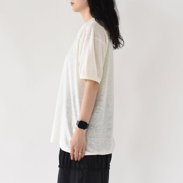 LINEN FOOTBALL TEE リネンフットボールT